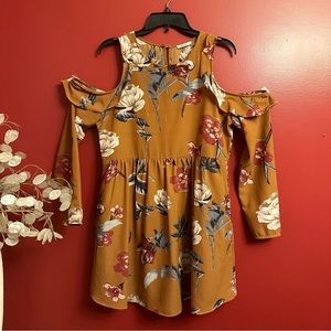 Jodifl floral cold shoulder dress